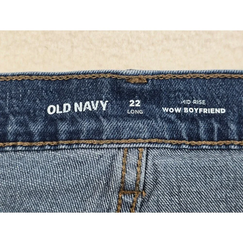 Old Navy Womens 5 PAIRS Jeans Size 22L 22 Long Mid-Rise Denim - Picture 3 of 16